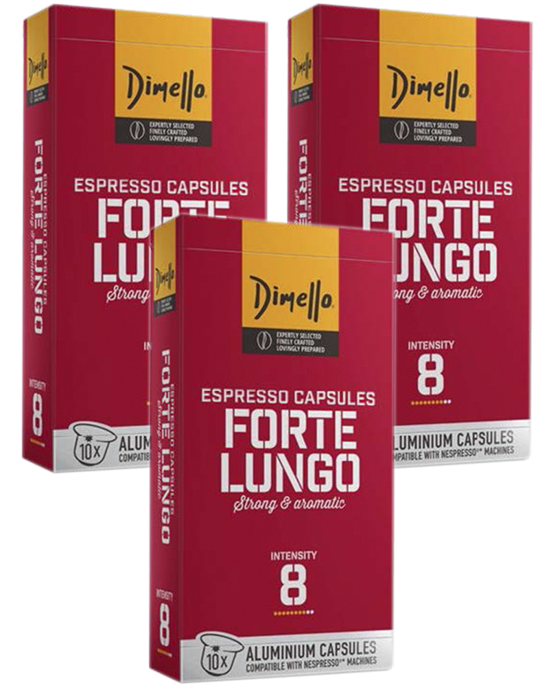 Dimello Кофе в капсулах Forte Lungo 10 шт. - 3 уп.