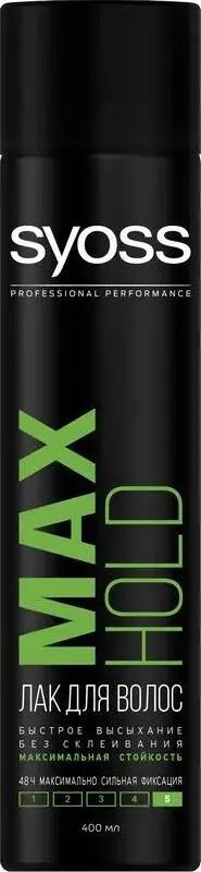 Мусс для волос Syoss Max Hold 250мл