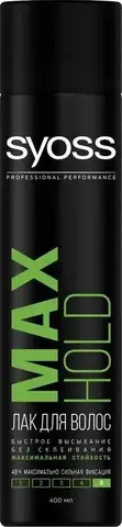 Мусс для волос Syoss Max Hold 250мл