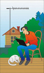 Триада-2135 SOTA/antenna.ru. Антенна 3G/1800МГц направленная, на кронштейн, с большим усилением