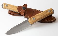 Фото Нож LionSteel B41 Bushcraft, сталь Sleipner, рукоять оливковое дерево