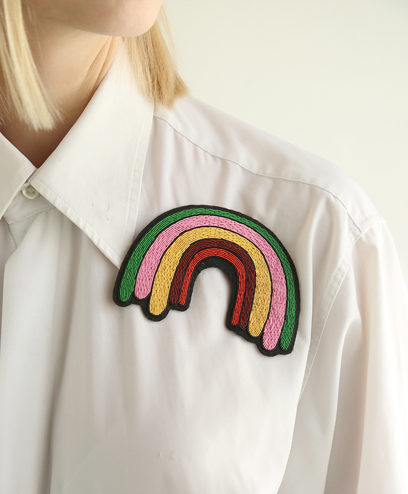 Брошь Large rainbow