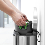 Мусорный бак Brabantia (30л) FB матовый с защитой от отпечатков, артикул 482007, производитель - Brabantia, фото 7