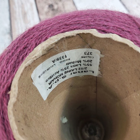 Смесовка с мохером и мериносом LAINE MOHAIR 2/12 сливовый