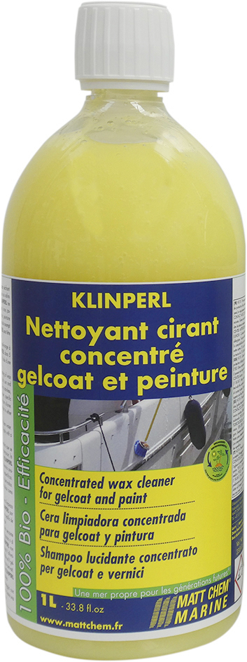 Concentrated wax cleaner for gelcoat and paint Klinperl