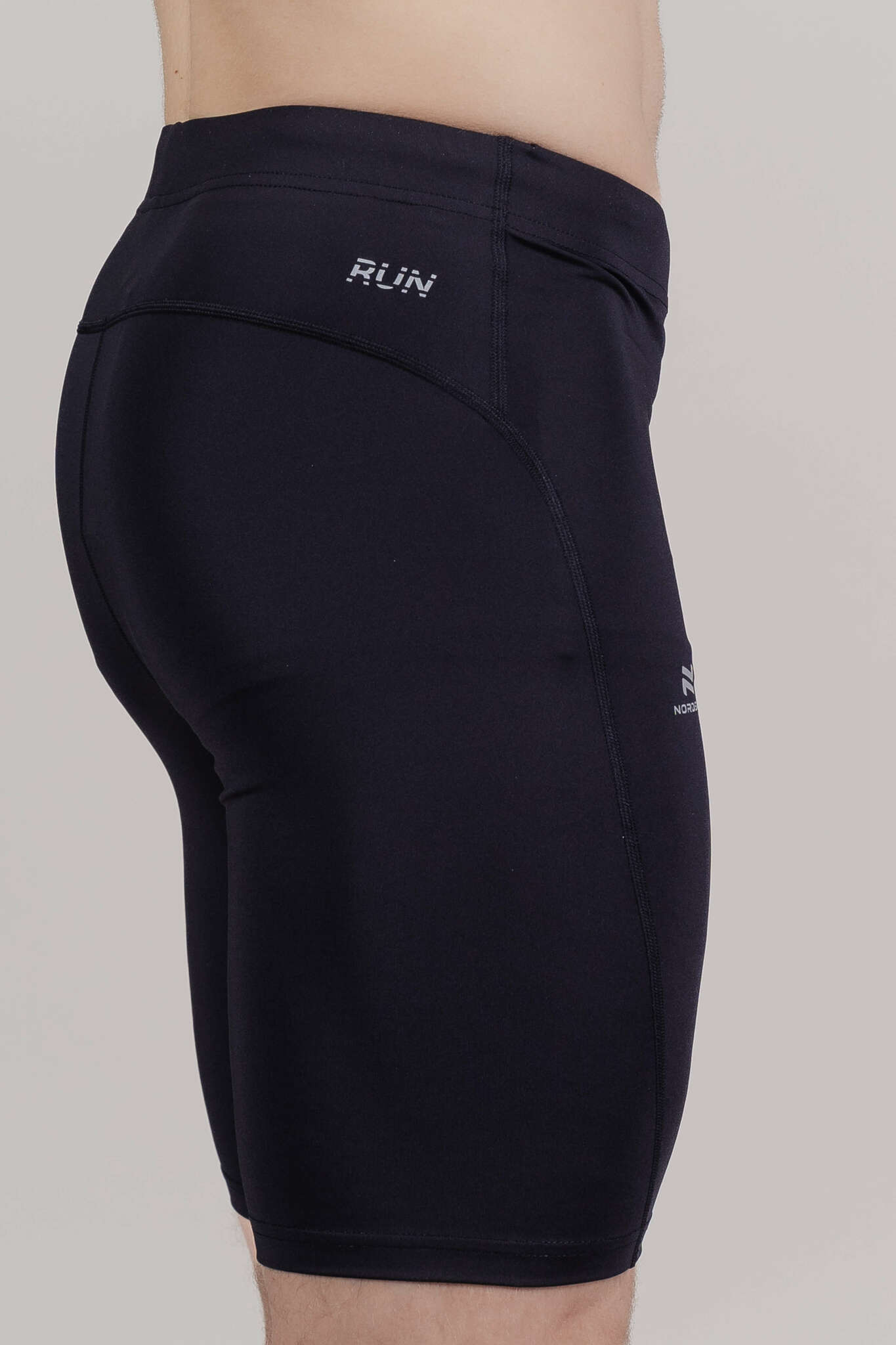 Мужские обтягивающие шорты Nordski Run black - 3