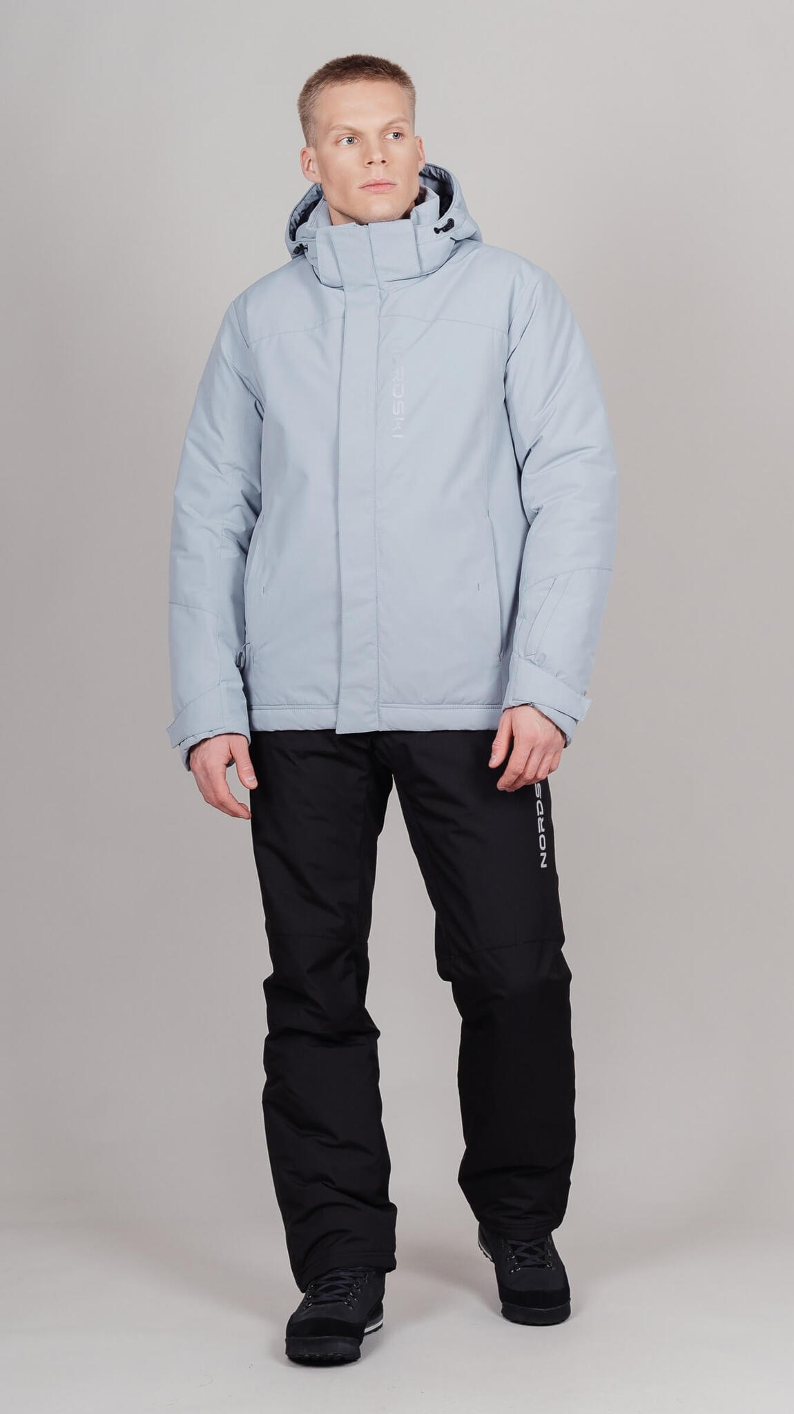 Мужская лыжная утепленная куртка Nordski Mount 2.0 grey - 9