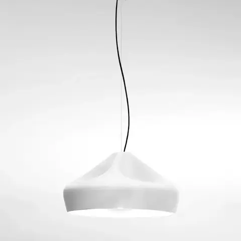 Фото: Подвесной светильник Pleat Box LED 47 белый - основной вид