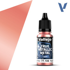 Vallejo True Metallic Metal - Ruby Red (Light)