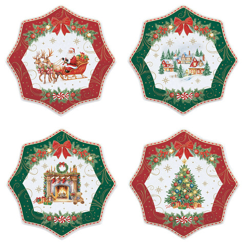 Фото: Набор десертных тарелок christmas heritage, D16 см, 4 шт. - основной вид