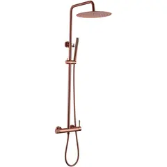 Boheme 468-2-BRB Стойка для душа со смесителем UNO BRUSHED BRONZE без излива фото