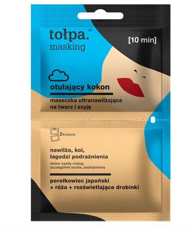 Tołpa MASKING Увлажняющая маска для лица и шеи, 2x5мл