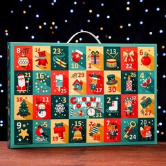 Коробка для адвент календаря "Загадка", 47,7 х 3,9 х 32 см