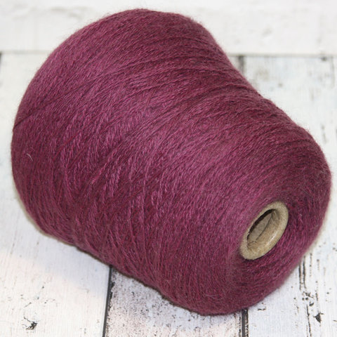 Смесовка с мохером и мериносом LAINE MOHAIR 2/12 сливовый