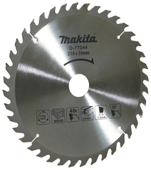 Пильный диск для дерева 216x30x2.2/1.5X40T Makita D-77344