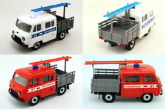 UAZ-39094 Farmer with ladder Agat Mossar Tantal 1:43