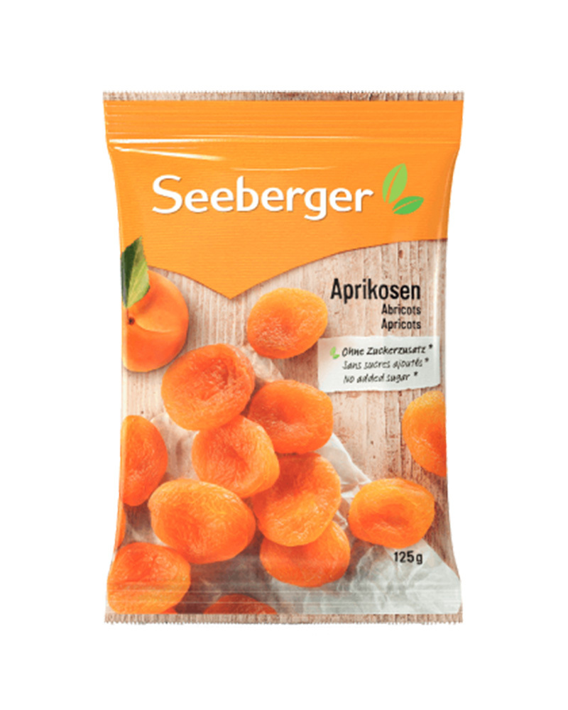 Абрикосы Seeberger Сушеные Крупные 125 гр