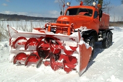 ZIL-157E D-470 Rotary Snow Removing orange 1:43 Start Scale Models (SSM)