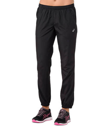 Asics Silver Woven Pant женские спортивные брюки черные