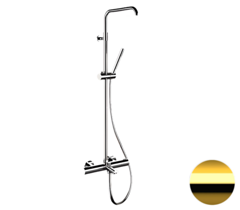 Remer Elegance EQ34A7MMSSOFDO Душевая система термостатическая, цвет: золото