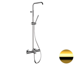 Remer Elegance EQ34A7MMSSOFDO Душевая система термостатическая, цвет: золото фото