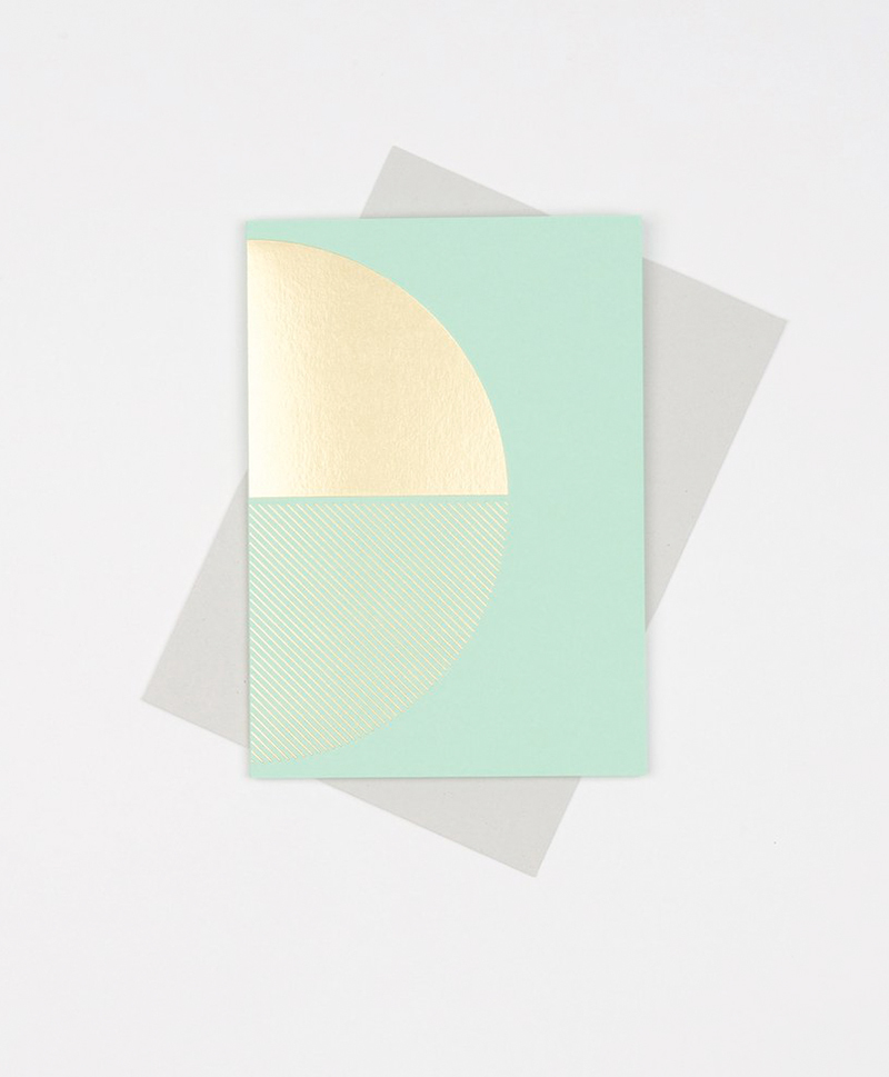 Открытка Reflex Card Brass & Mint