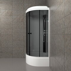 Душевая Кабина Triton Грэй-Вайт 90*90 В тонированное стекло