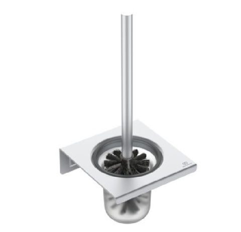 Ideal Standard Alu+ BD593SI Туалетная щетка с держателем, для настенного монтажа, с крепежом