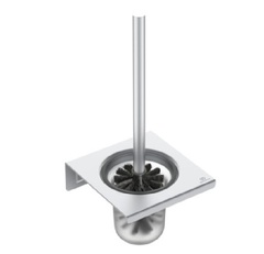 Ideal Standard Alu+ BD593SI Туалетная щетка с держателем, для настенного монтажа, с крепежом фото