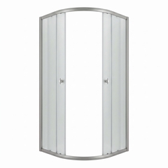 Душевое ограждение Niagara Eco NG-1003-14MT (80х80х190) четверть круга,раздвижное,хром,стекло матовое,1 место