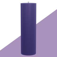 Декоративная свеча 6х20см SCANDYLAB Empire Violet SL-EL07