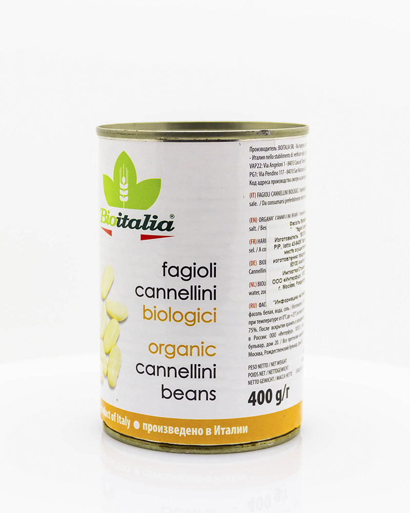 Фасоль Bioitalia Белая Консервированная 400 г