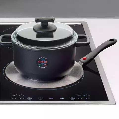 Кастрюля 3.5 л с антипригарным покрытием 20 см Hard Cook Fix OLYMPIA арт. 205.20