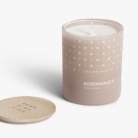 Свеча ароматическая ROSENHAVE с крышкой, 200 г (новая)