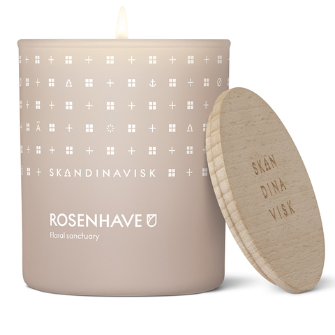 Свеча ароматическая ROSENHAVE с крышкой, 200 г (новая)