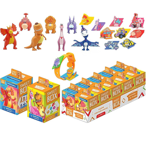 ТУРБОЗАВРЫ 2 SWEET BOX Мармелад с игрушкой/подарком в коробочке 1кор*12бл*10шт, 10г.
