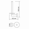 WasserKRAFT Lippe K-6597 Держатель туалетной бумаги, цвет: хром