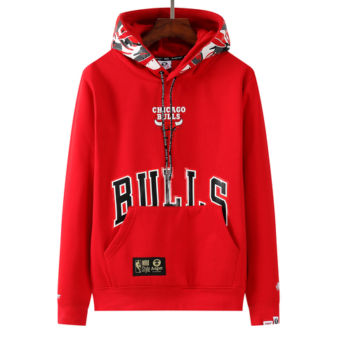 Худи AAPE BY*A BATHING APE NBA 'Chicago Bulls/Red' 
