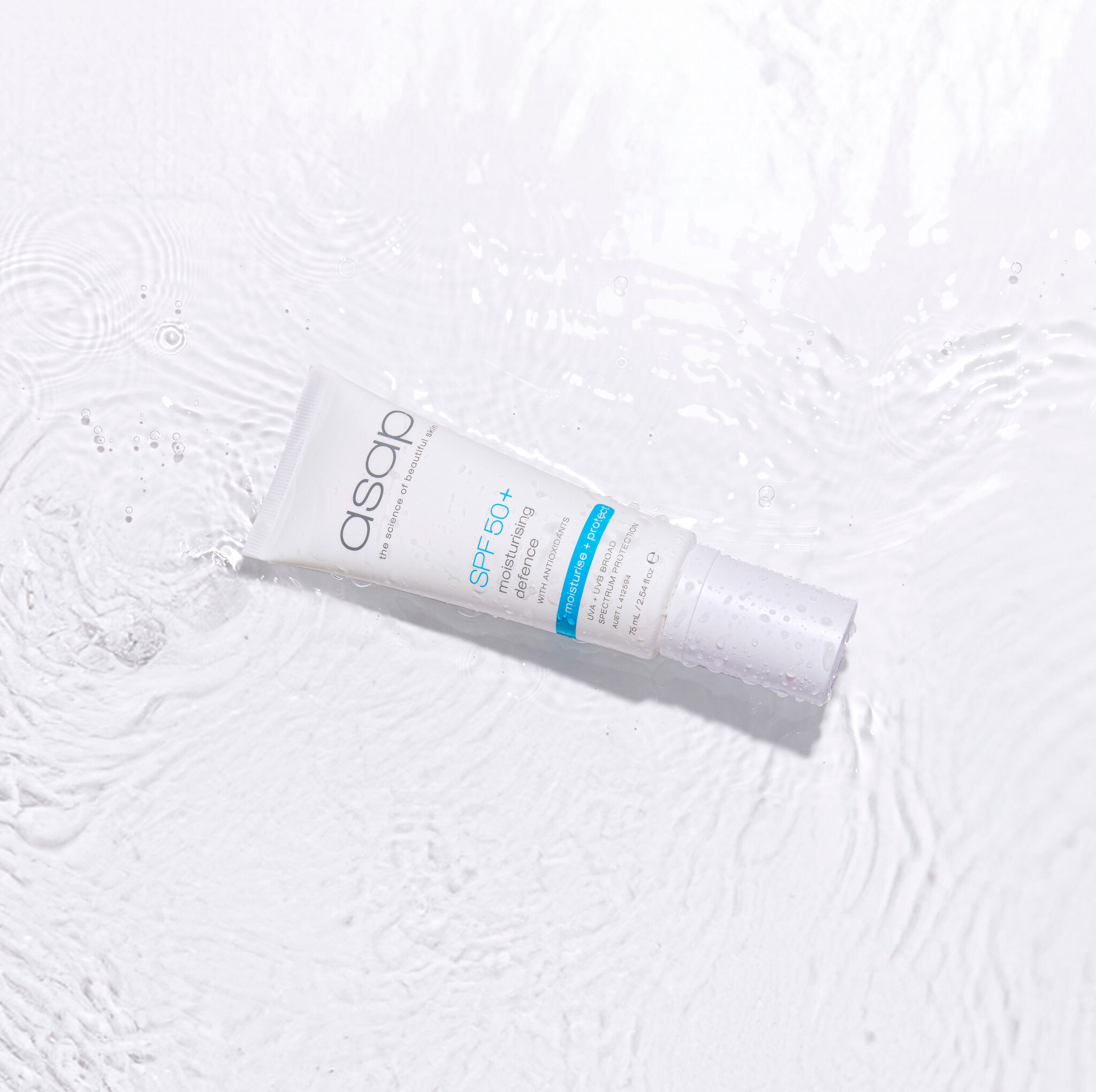 Asap SPF50+ moisturising defence / Увлажняющий солнцезащитный крем 3 в 1 SPF 50+