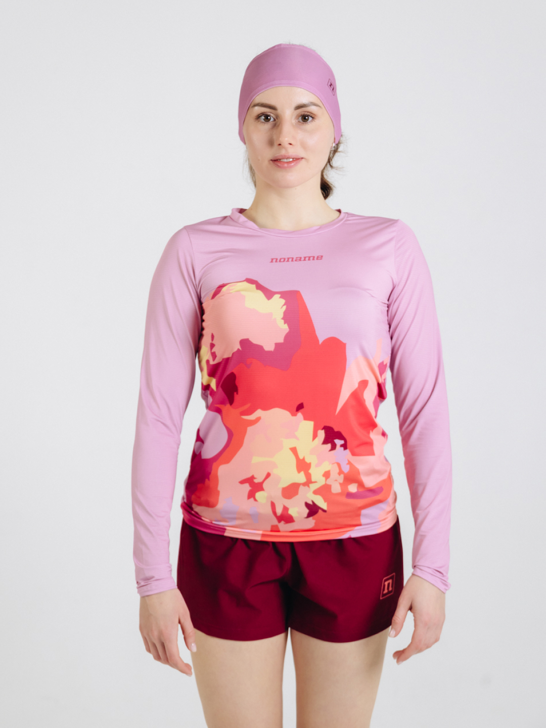 Женский тренировочный лонгслив Noname Miler LS WOS 25 pink - 2
