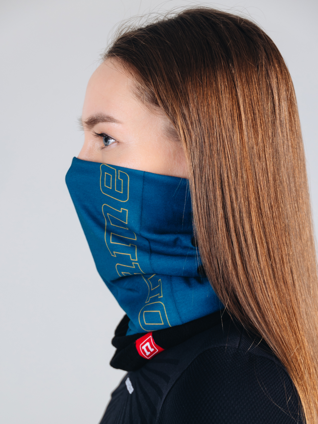 Гибридный флисовый бафф Noname Fleece Neckwarmer medium blue - 2