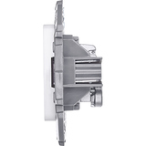 Розетка TV (телевизионная) - Legrand Inspiria - оконечная - белый — фото 5