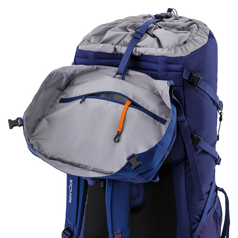Картинка рюкзак туристический Kanrock Charger 75+15 Deep Blue/Blue - 13