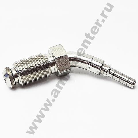 Фитинг под обжим 45°, внешняя резьба 10 x 1,00 mm, AN03, нерж. Accossato