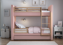 Кровать двухъярусная Cosy (розовый)