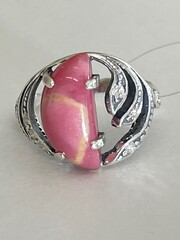 Павлин (кольцо из серебра)