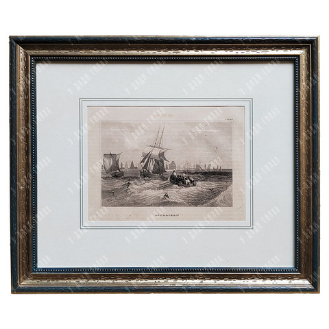 Пейн А. Г. Астрахань. Гравюра на стали. Германия, 1841 г.
