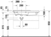 Duravit P3 Comforts 2333850060 Раковина мебельная