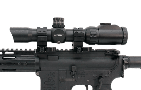 LEAPERS 1-8X28 ACCUSHOT T8 TACTICAL MIL-DOT (SCP3-18IEMDQ)