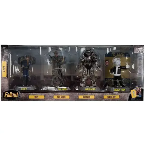 Набор фигурок Fallout: Lucy/ Maximus/ The Ghoul And Vault Boy (4 - Pack) (БАМП)